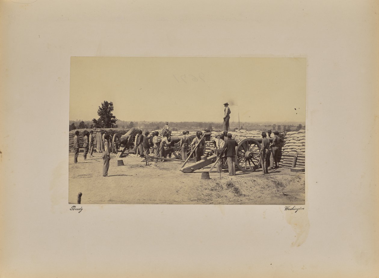 Capitano [illeg.] Batteria da Mathew B. Brady