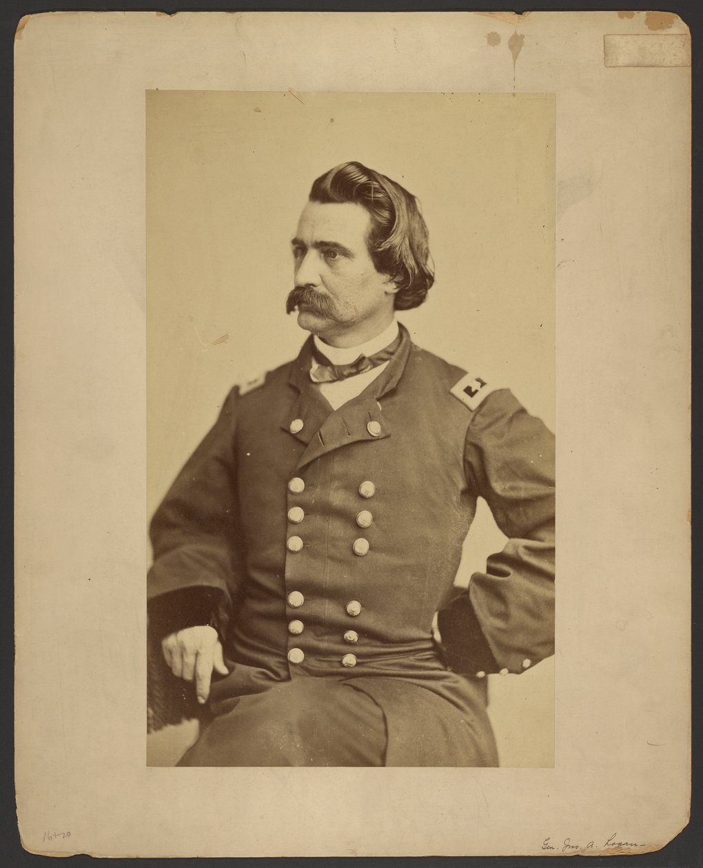 [Ritratto del generale John A. Logan] da Mathew B. Brady