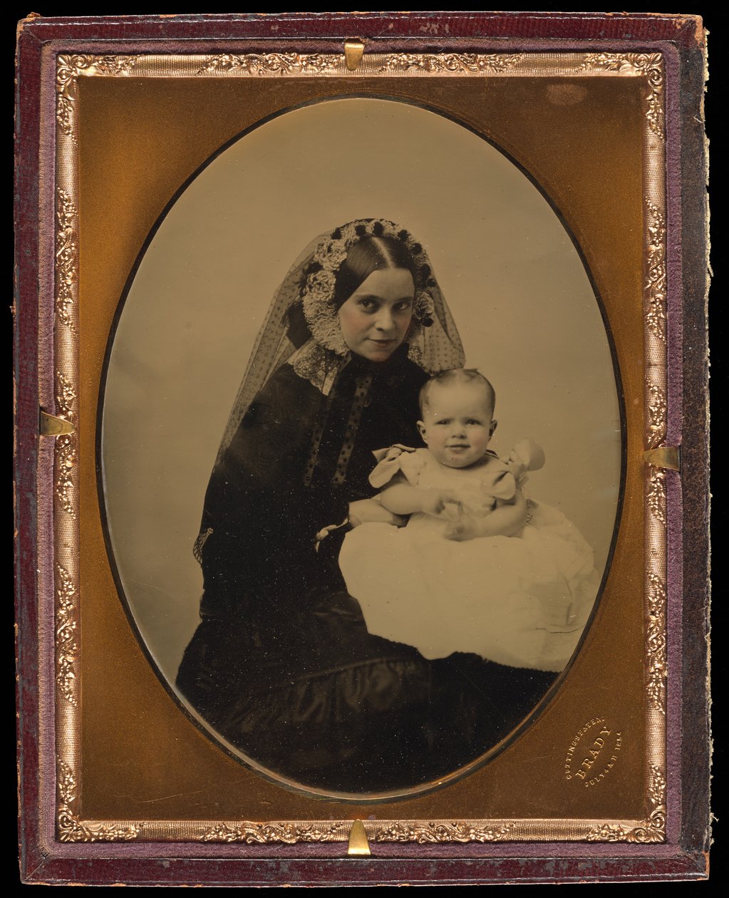 [Ritratto di una donna con un bambino] da Mathew B. Brady
