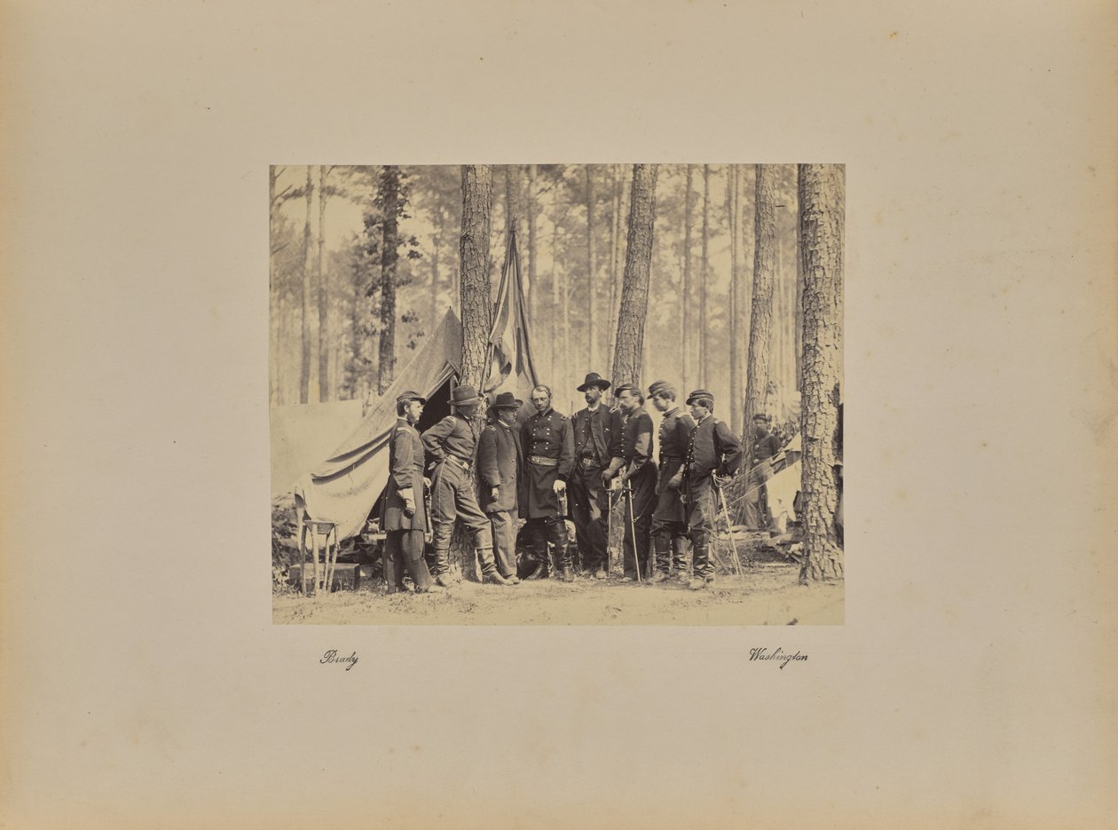 Potter e il personale da Mathew B. Brady