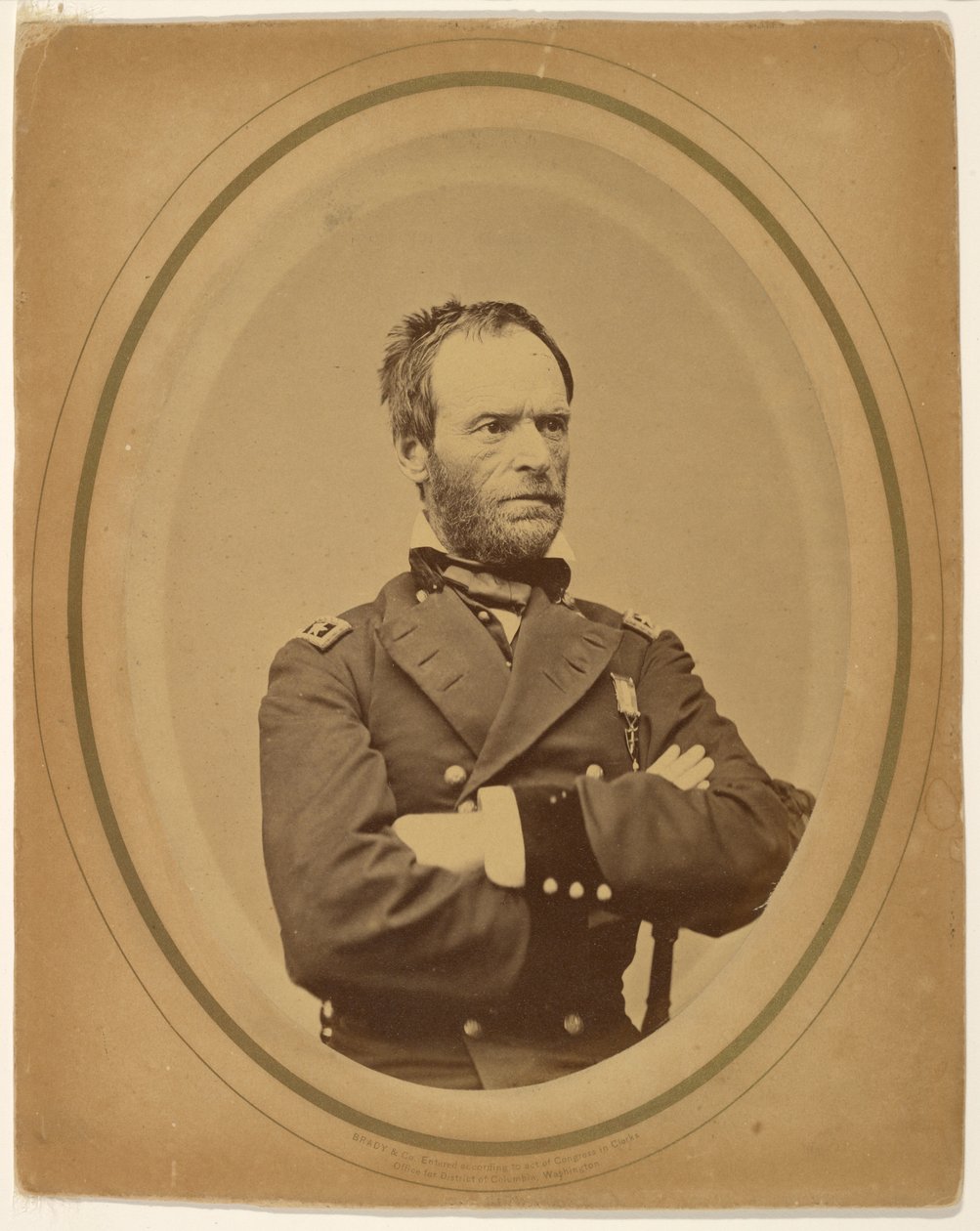 [William Tecumseh Sherman] da Mathew B. Brady