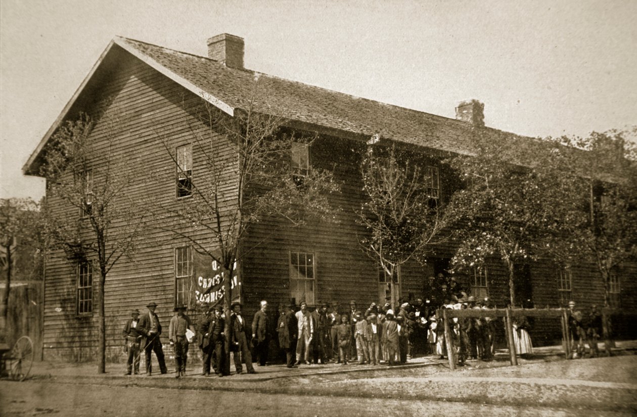 Quartier generale della Commissione Cristiana, Richmond, 1861-65 da Mathew B. Brady