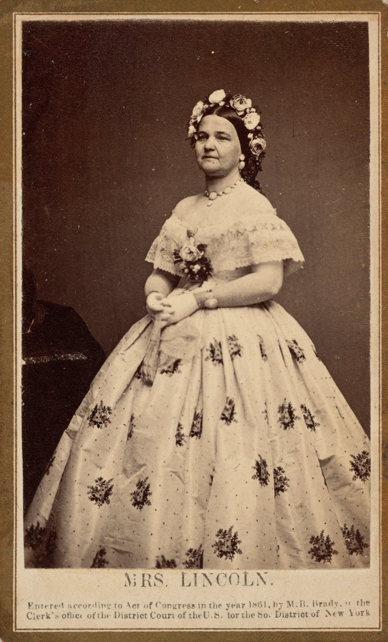 Mary Todd Lincoln, 1861 (foto) da Mathew Brady