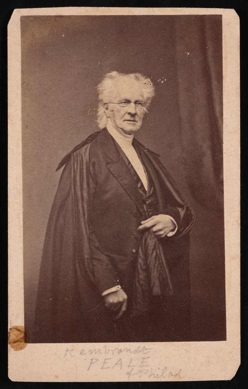 Ritratto di Rembrandt Peale 1778-1860, Prima del 1860 da Mathew Brady