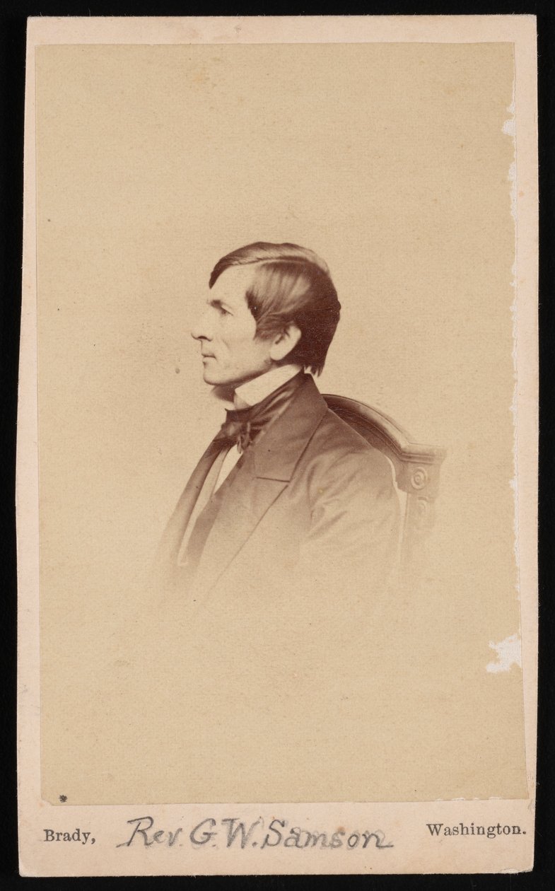 Ritratto del Rev. George Whitefield Samson da Mathew Brady