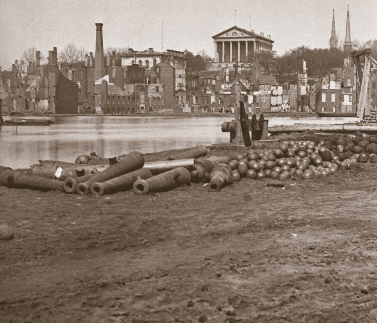 Rovine di Richmond, Virginia da Mathew Brady
