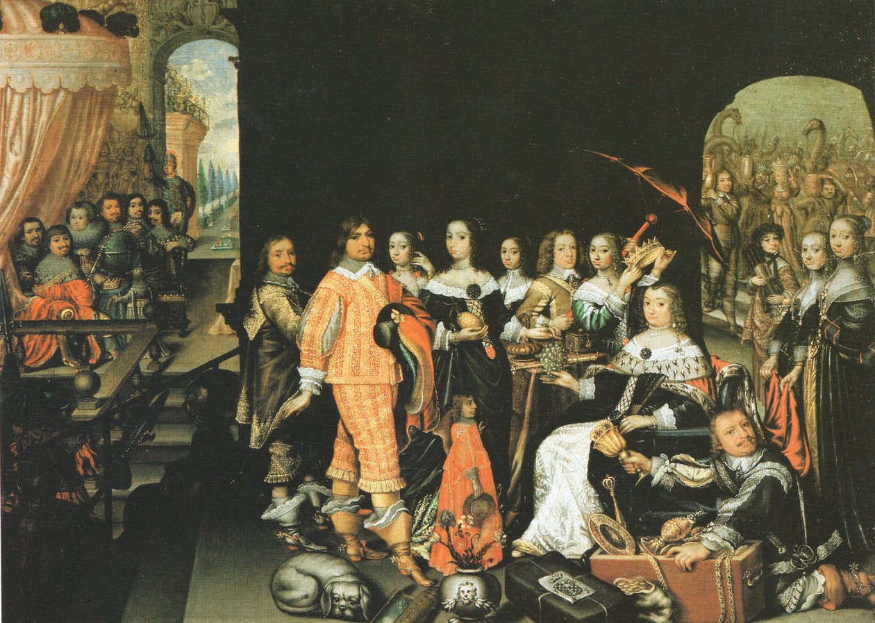 Glorificazione della vedova elettorale Elisabetta Carlotta di Brandeburgo come Regina di Saba da Mathias Czwiczek