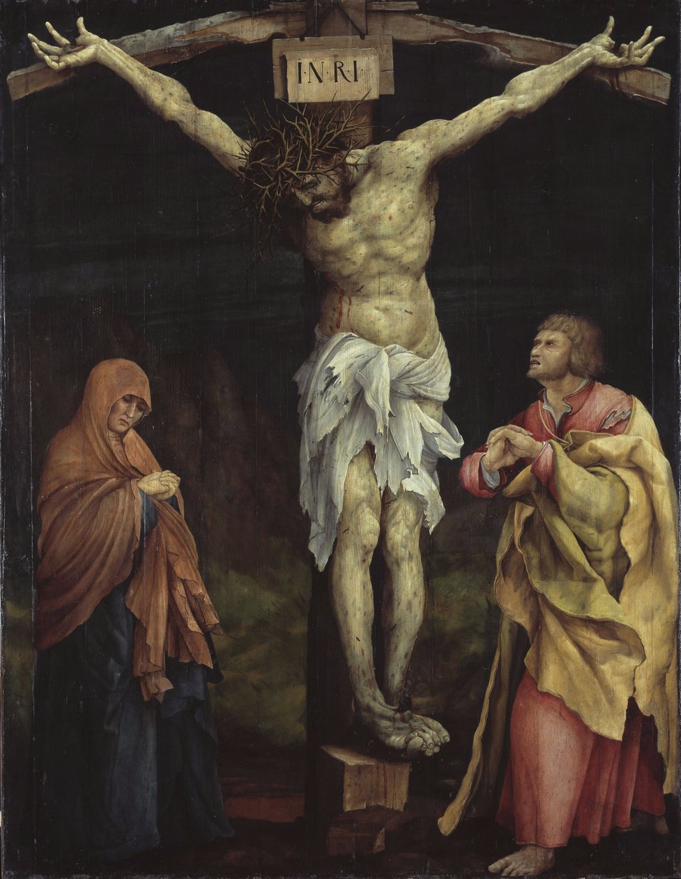 Cristo sulla croce tra Maria e Giovanni da Matthias Grünewald
