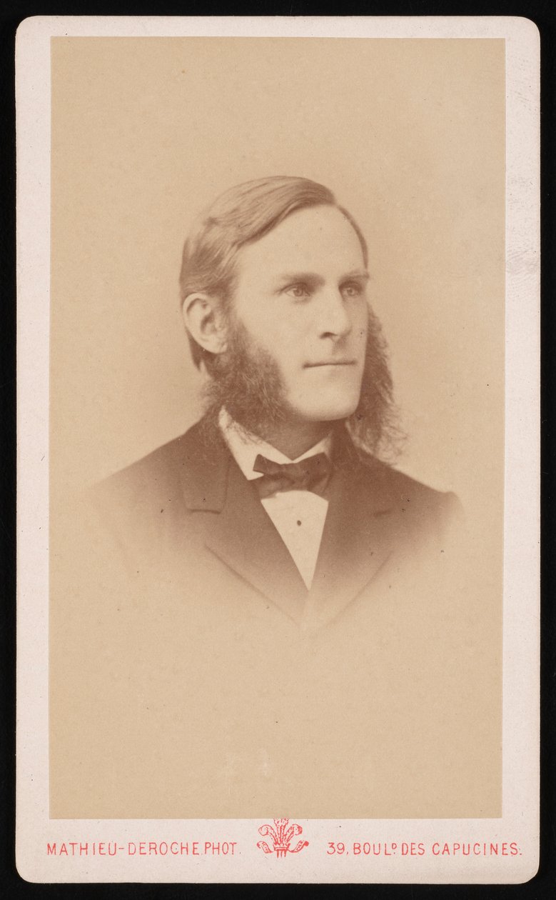 Ritratto di Samuel Hubbard Scudder da Mathieu Deroche
