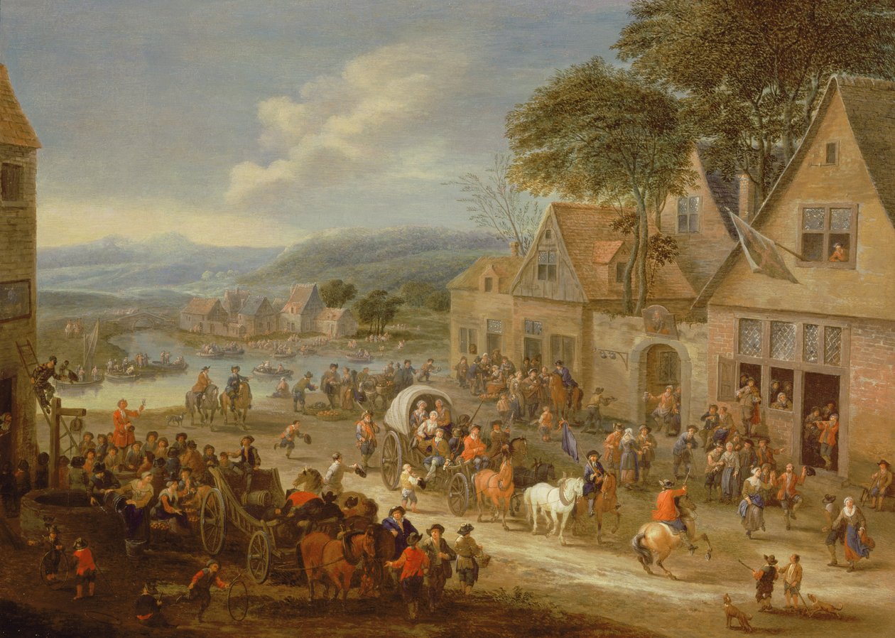 Fiera di un villaggio da Mathys Schoevaerdts
