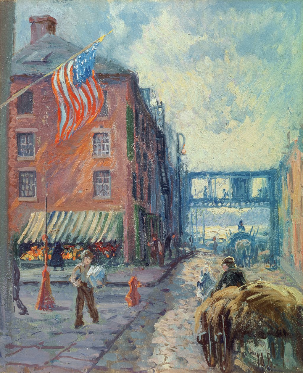 Casa della famiglia Van Wyck, New York City, c.1923 da Matilde Browne