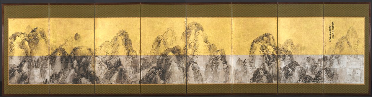 Settantadue picchi contro il cielo azzurro, 1785 da Matsumura Goshun