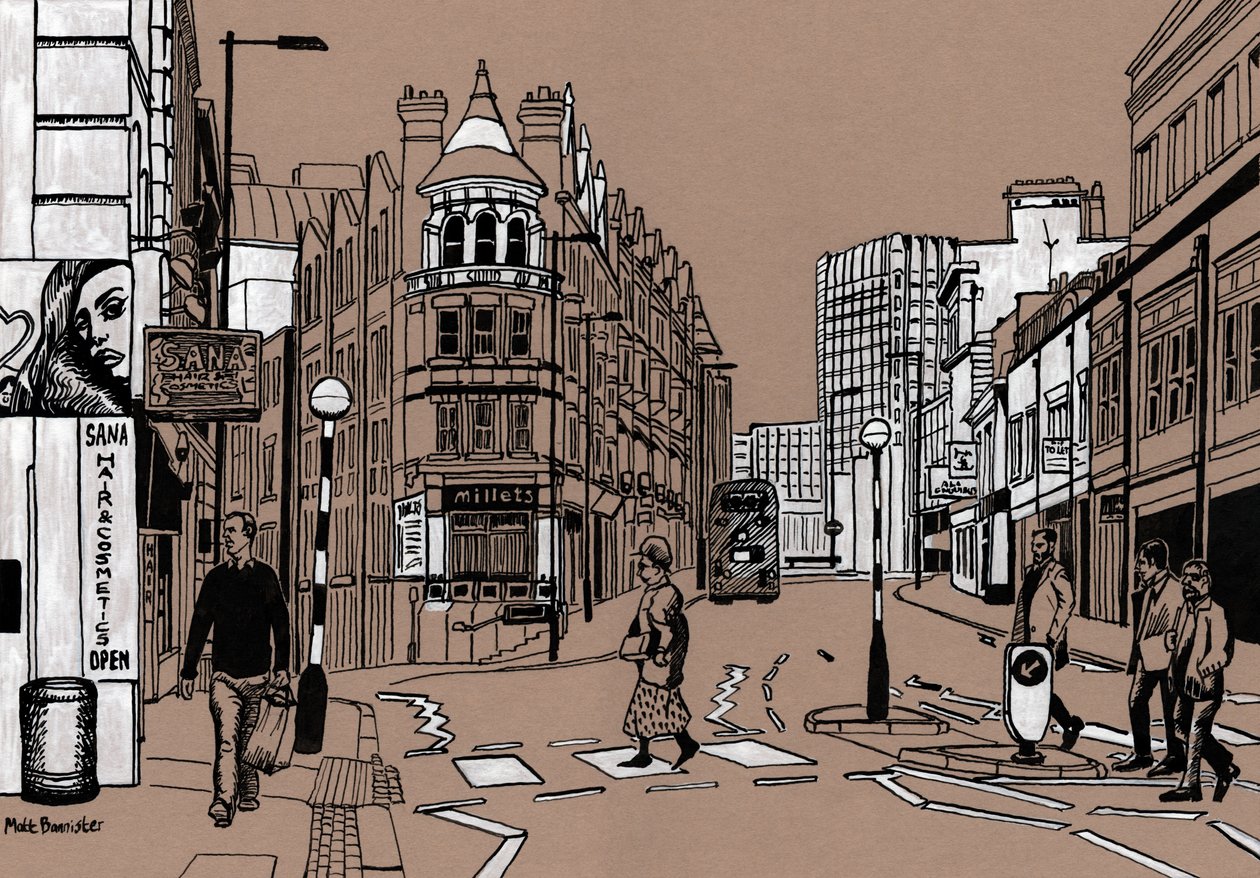 Croydon High Street, 2016 da Matt Bannister