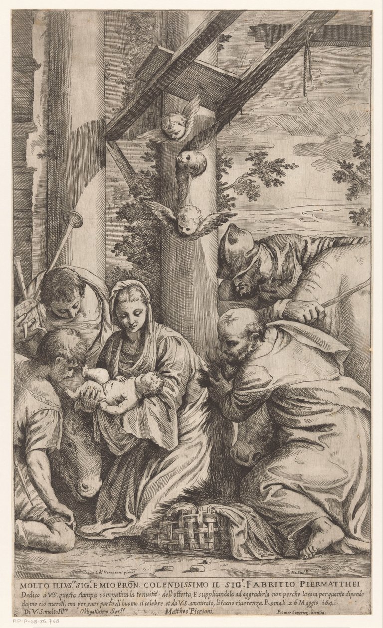 Adorazione dei pastori da Matteo Piccioni