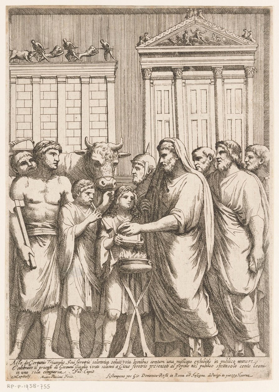 Marco Aurelio come sommo sacerdote da Matteo Piccioni