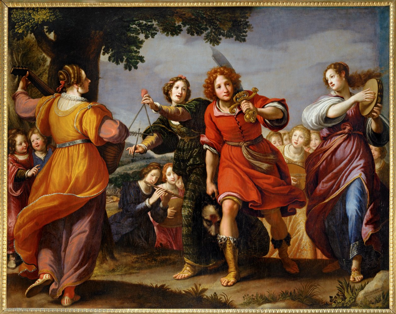 Il trionfo di Davide ... da Matteo Rosselli