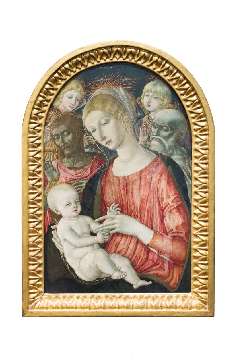 Madonna col Bambino con angeli, San Giovanni Battista e San Girolamo da Matteo di (c.1430 95) Giovanni