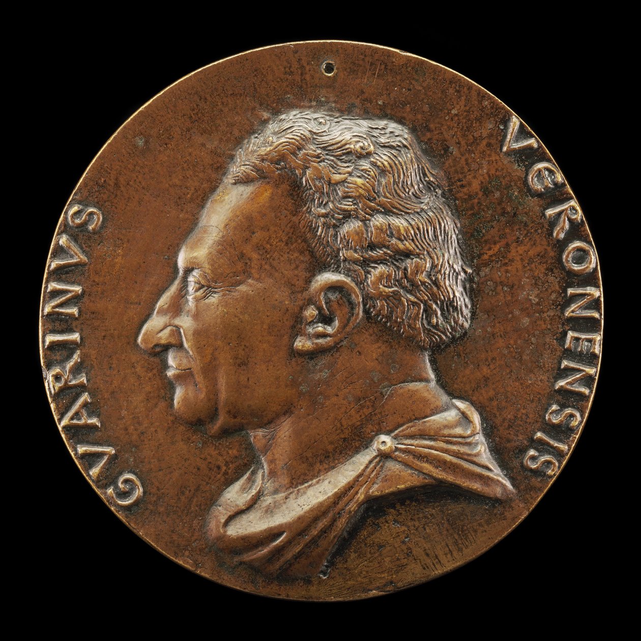 Guarino da Verona, 1374-1460, umanista [recto], c. 1446 da Matteo di Andrea de Pasti