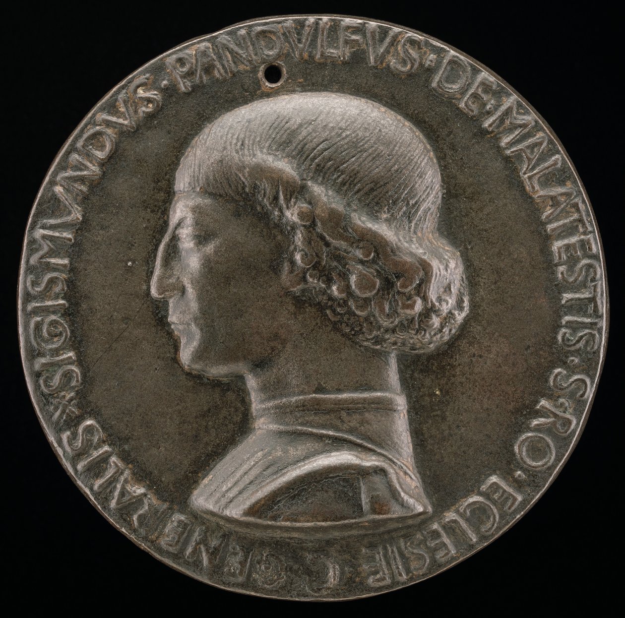 Sigismondo Pandolfo Malatesta, 1417-1468, Signore di Rimini e Fano [recto], 1446 da Matteo di Andrea de Pasti