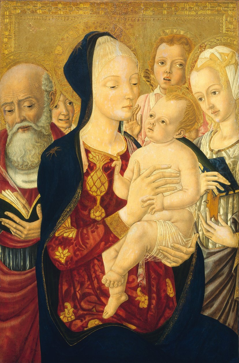 Madonna col Bambino con San Girolamo, Santa Caterina d