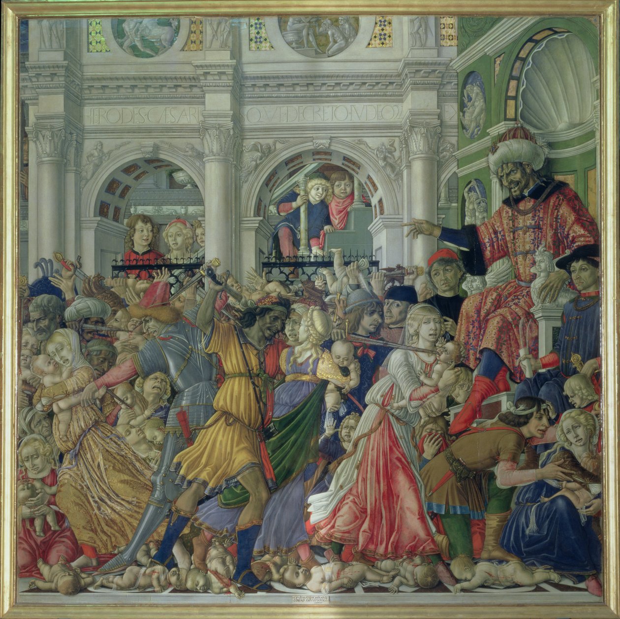 Il massacro degli innocenti, 1482 da Matteo di Giovanni di Bartolo