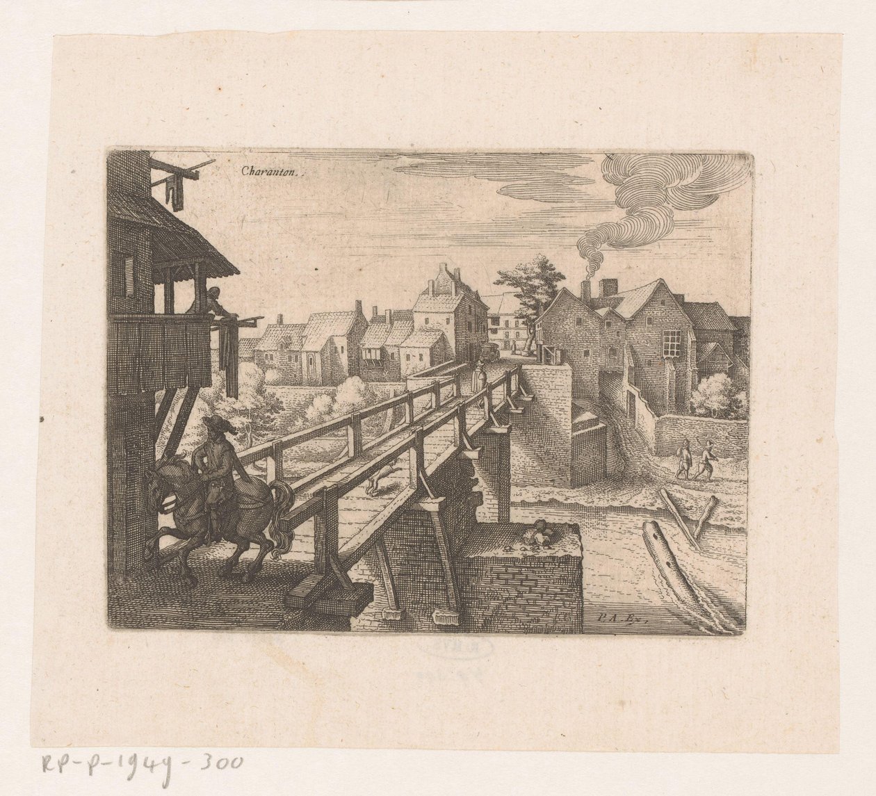 Veduta di Charenton-le-Pont da Matthäus Merian (I)