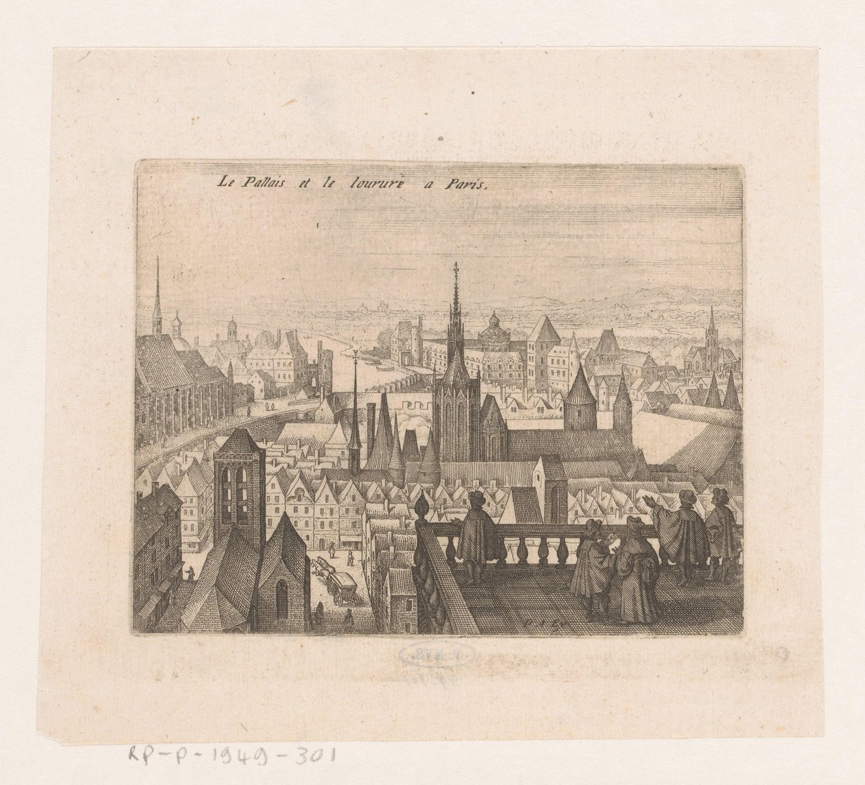 Veduta di Parigi da Matthäus Merian (I)