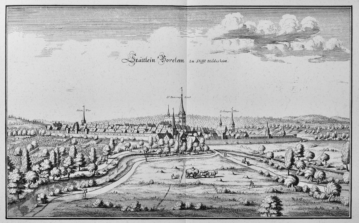 Bockenem, Bassa Sassonia, Germania da Matthaus Merian