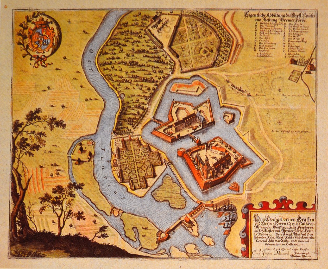 Bremervörde, Bassa Sassonia, Germania da Matthaus Merian
