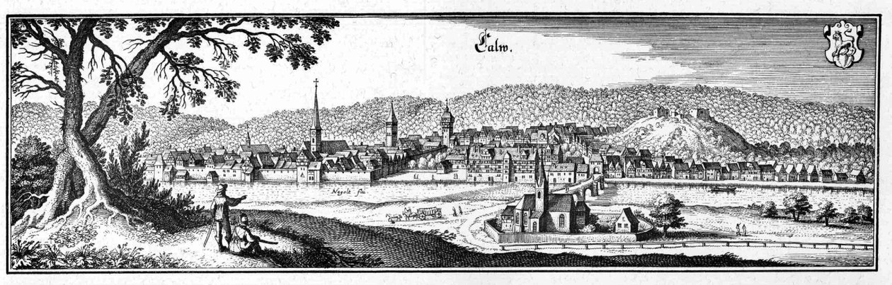 Calw.jpg - estratto da Topographia Sueviae (Schwaben) da Matthaus Merian