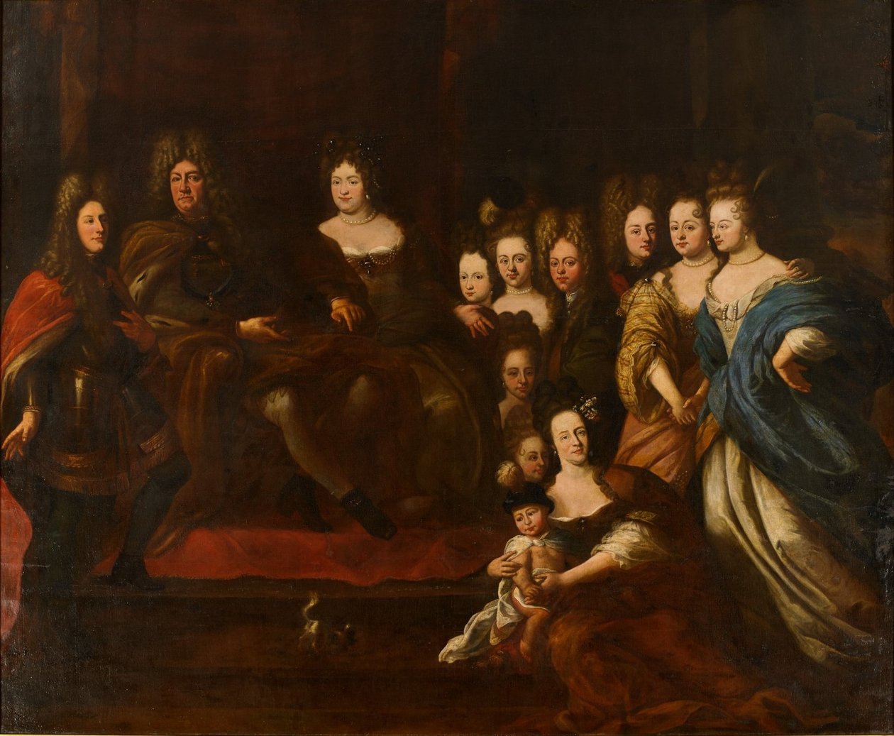 Ritratto di famiglia del langravio Federico II d