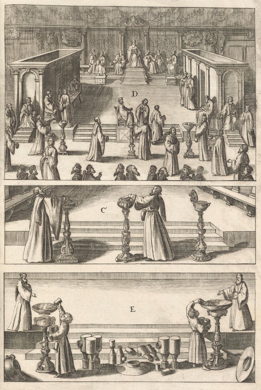 Tavola da "Topographia Italiae", 1688 da Matthaus Merian