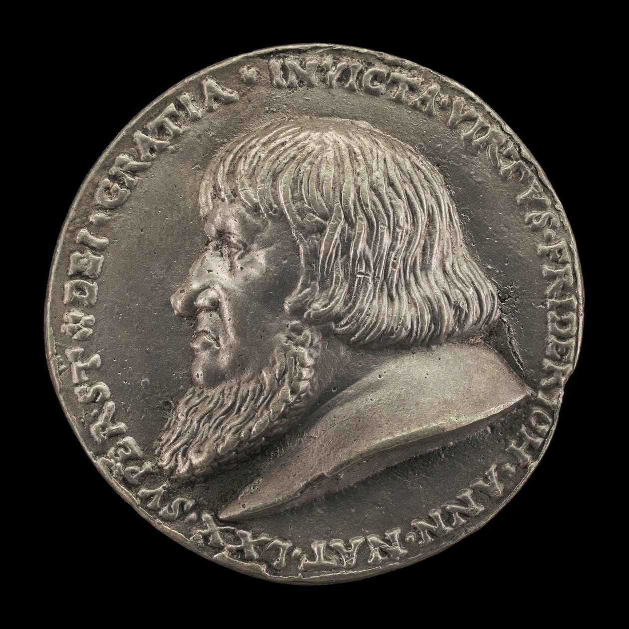 Friedrich il Vecchio, 1460-1536, Margravio di Brandeburgo-Ansbach 1486 (recto), 1528 da Matthes Gebel
