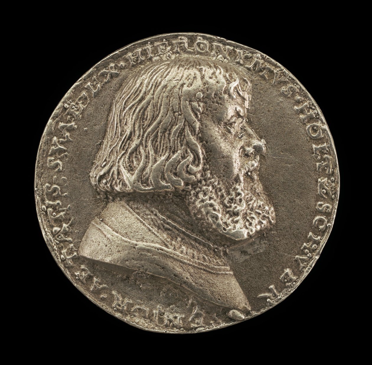 Hieronymus Holzschuher, 1469-1529, Patrizio di Norimberga [recto], 1529 da Matthes Gebel