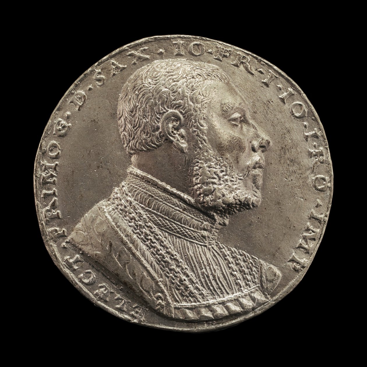 Giovanni Federico, 1503-1554, Elettore di Sassonia 1532 [recto] da Matthes Gebel