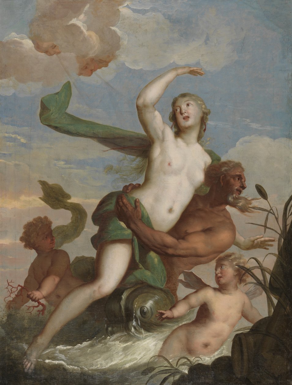 Nettuno e Anfitrite da Mattheus Terwesten