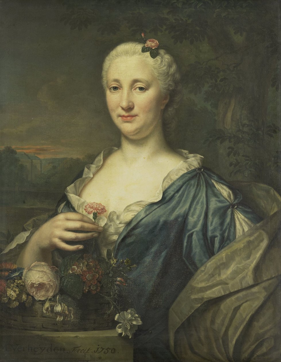 Ritratto di Agnes Margaretha Albinus, moglie di Coenraad van Heemskerck da Mattheus Verheyden