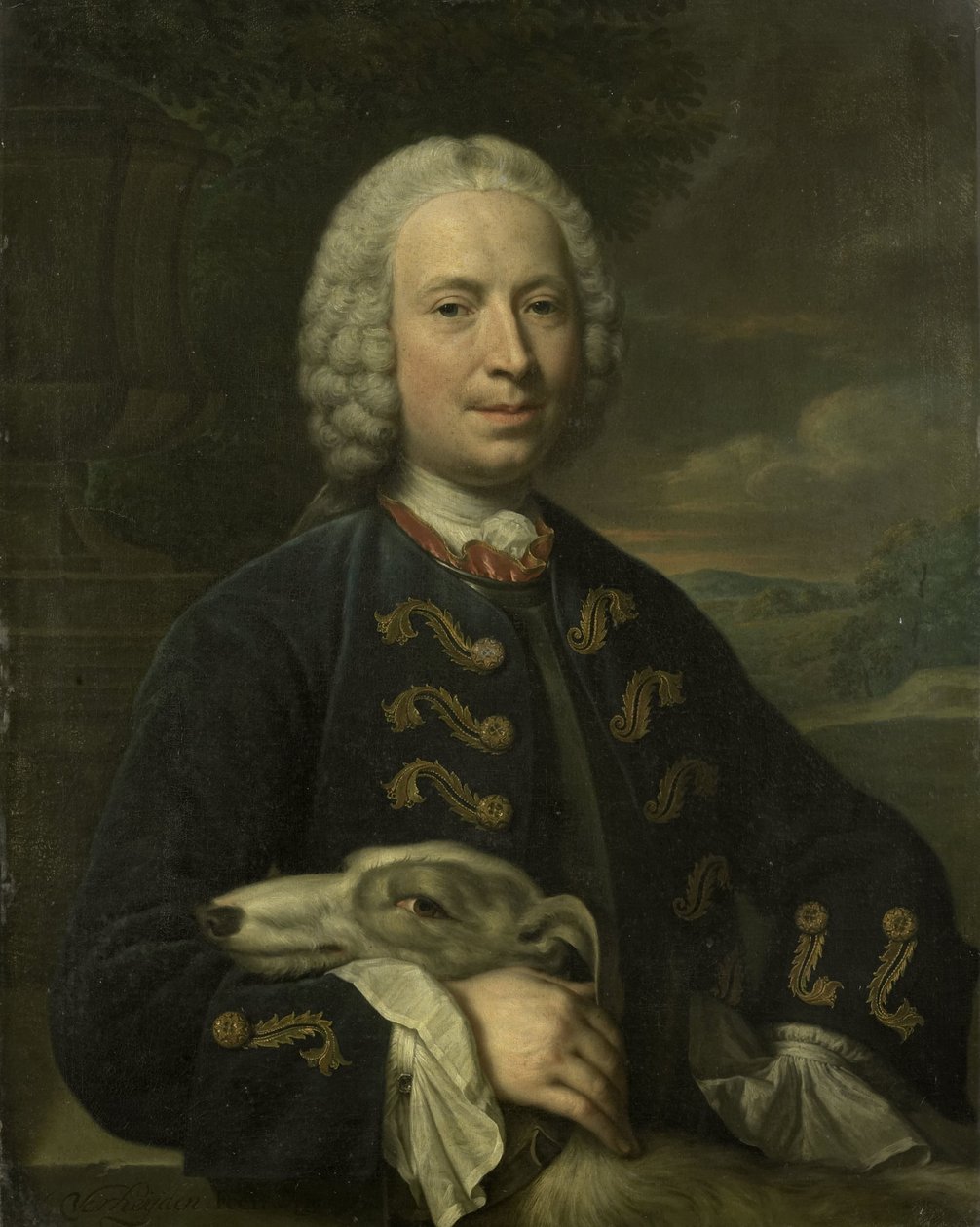 Ritratto di Coenraad van Heemskerck, Conte del Sacro Romano Impero, Signore di Achttienhoven e Den Bosch da Mattheus Verheyden