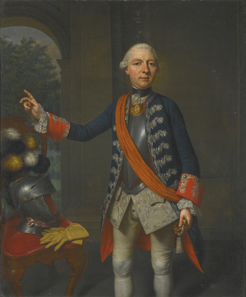 Ritratto di Friedrich Wilhelm Ernst, Conte di Schaumburg-Lippe da Mattheus Verheyden
