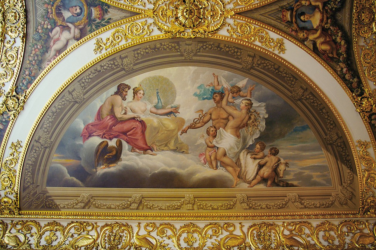 Il mito di Giove e Giunone, Salone Elisabetta da Matthew Cotes Wyatt