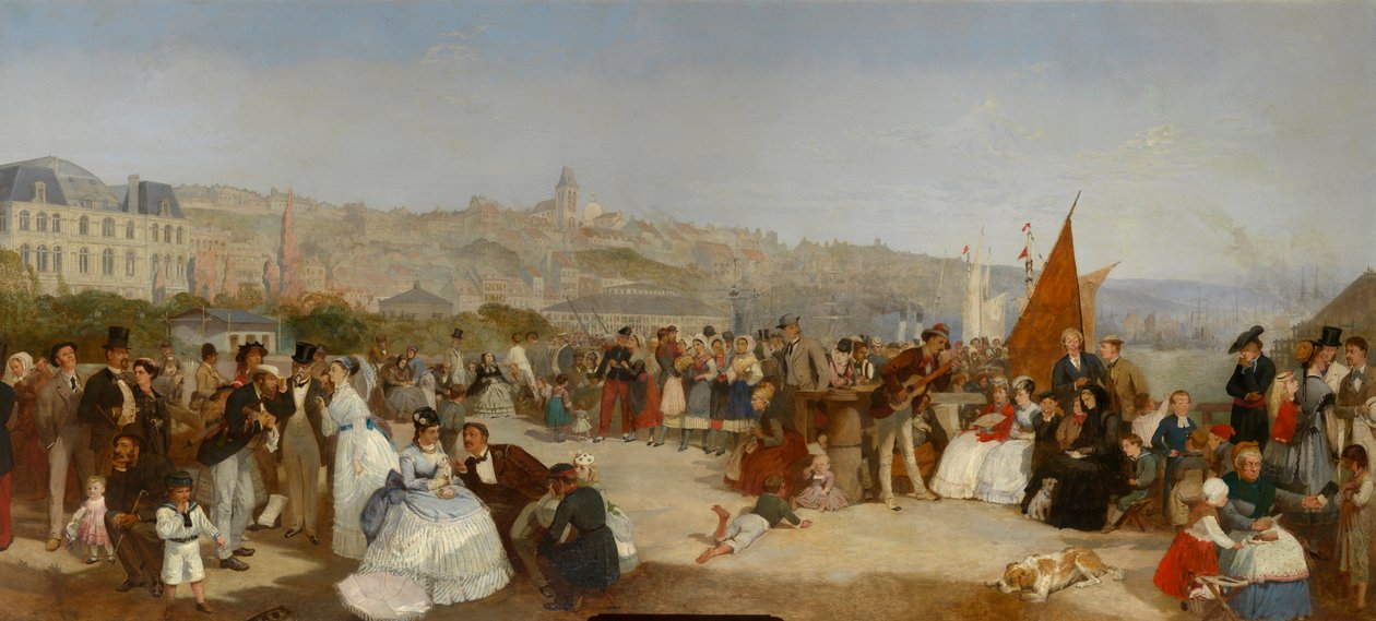 Molo di Boulogne, 1870 da Matthew Somerville Morgan