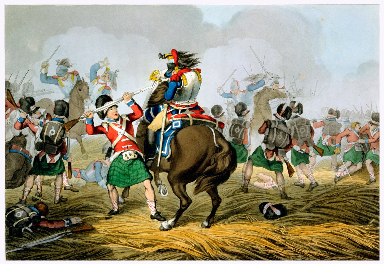 Battaglia di Waterloo, 1815 da Matthew Dubourg