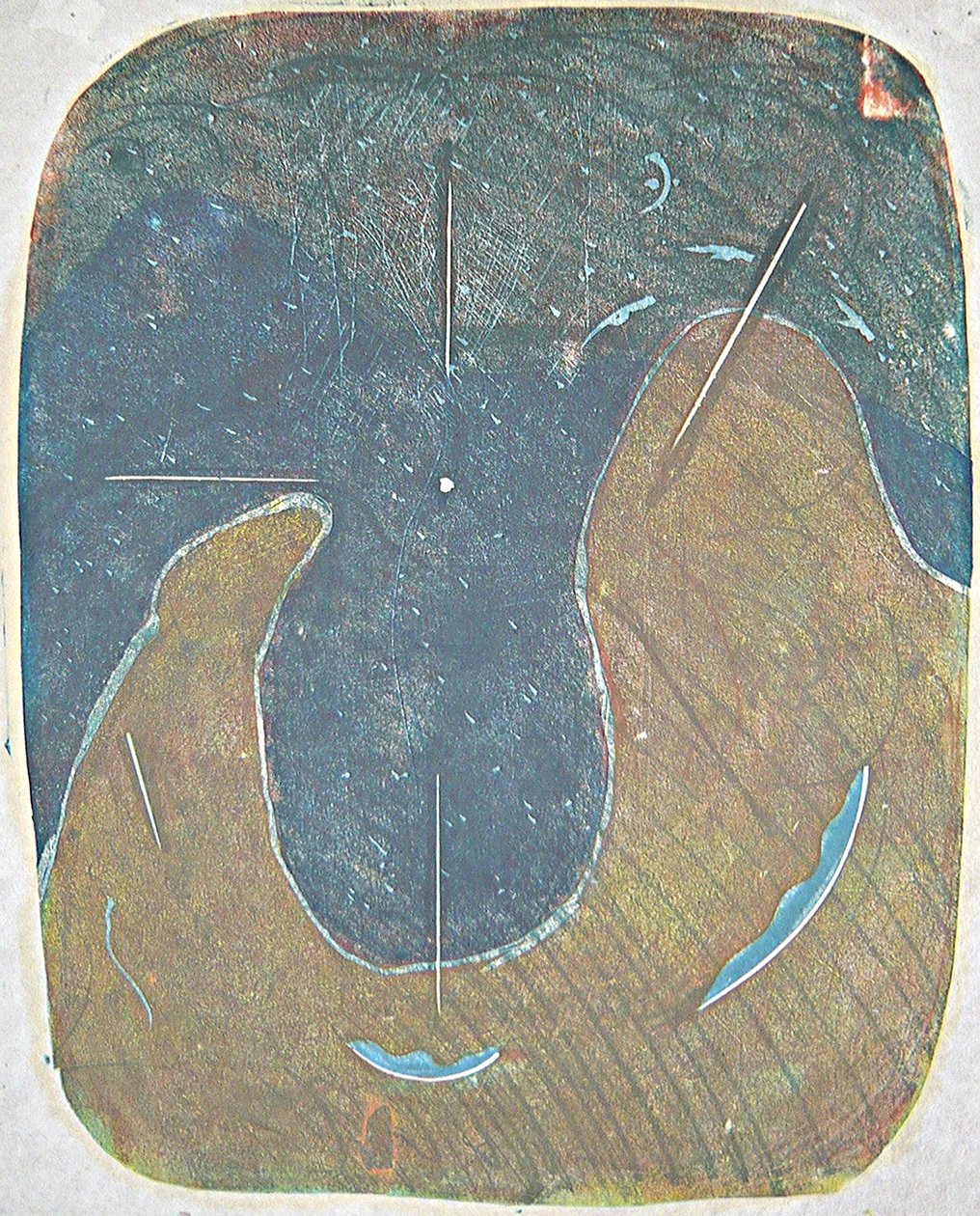 tabla one, 2012 (linoprint) da Matthew Hilton