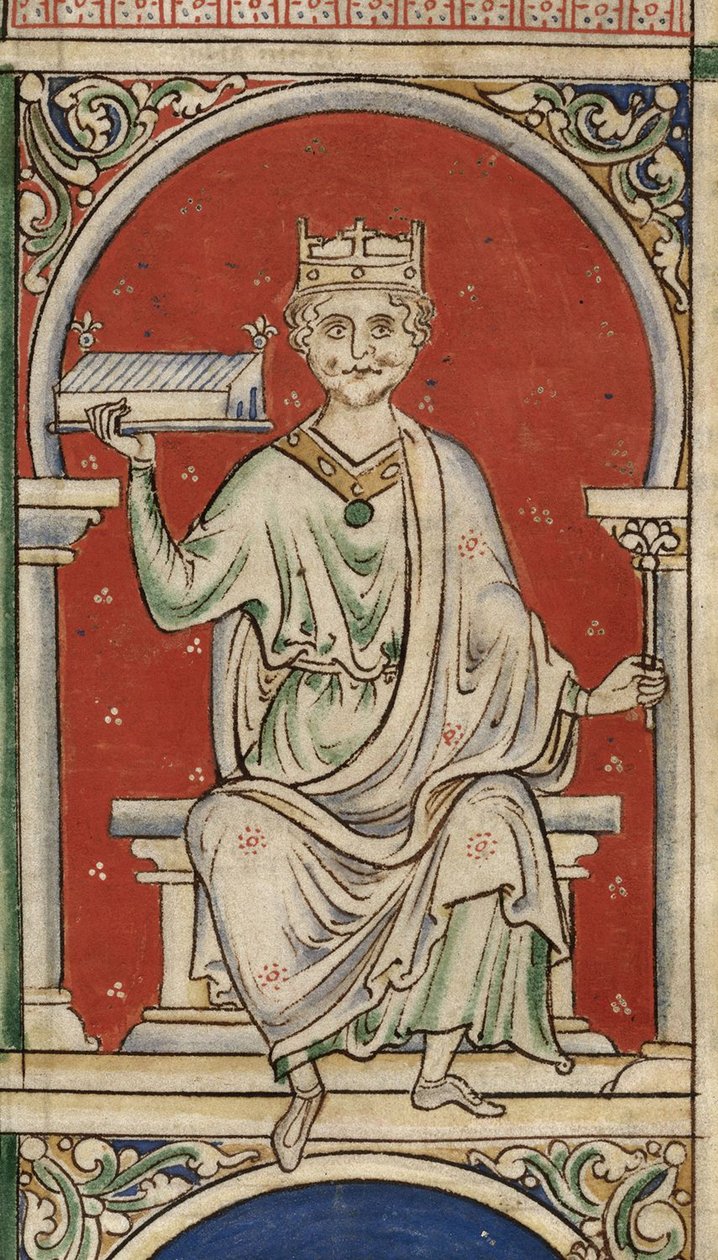 Re Guglielmo il Rosso dalla Historia Anglorum, Chronica majora da Matthew Paris