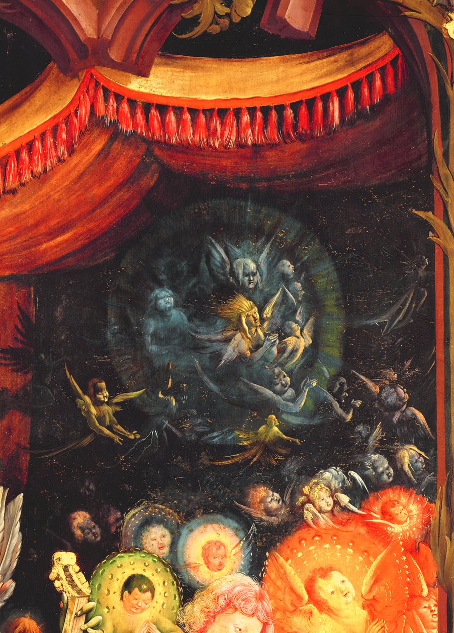 Angeli sotto il Baldacchino, dettaglio dal Concerto di Angeli dall