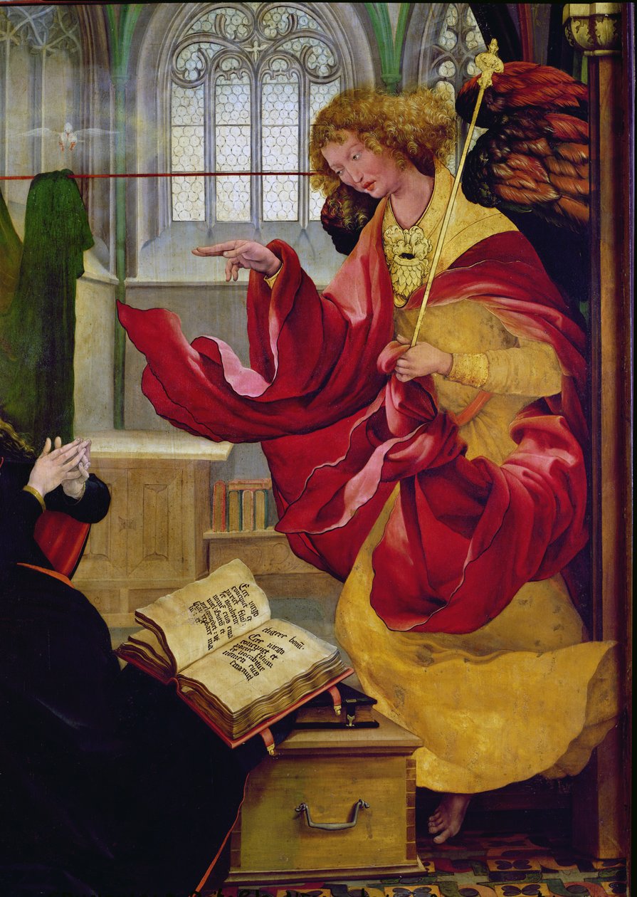 Arcangelo Gabriele, dettaglio dall