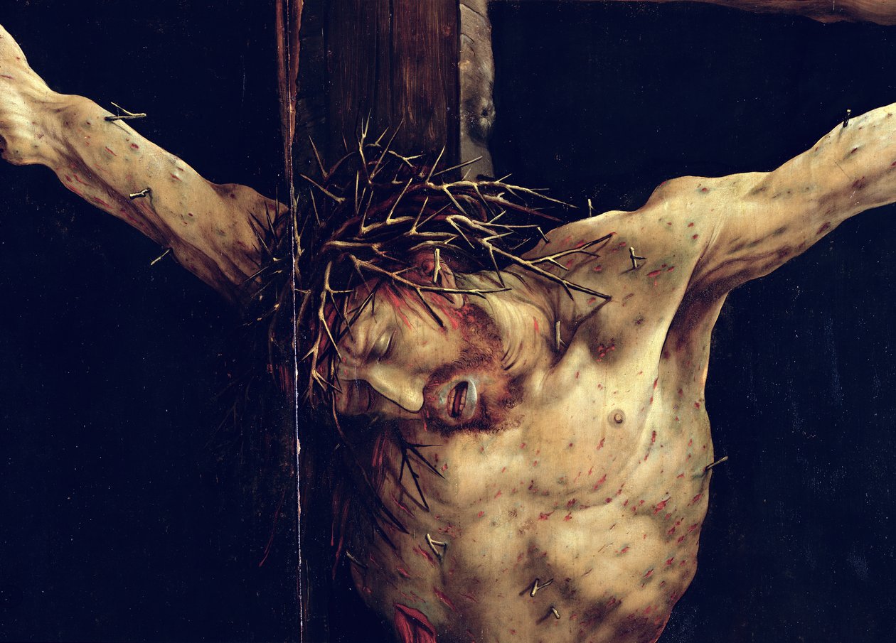 Il volto di Cristo, dettaglio dalla Crocifissione dall