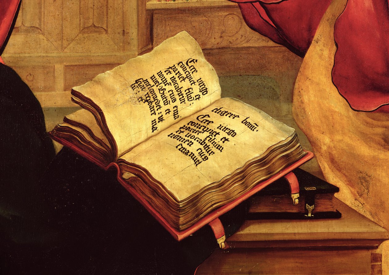 Il libro della Vergine, dettaglio dall