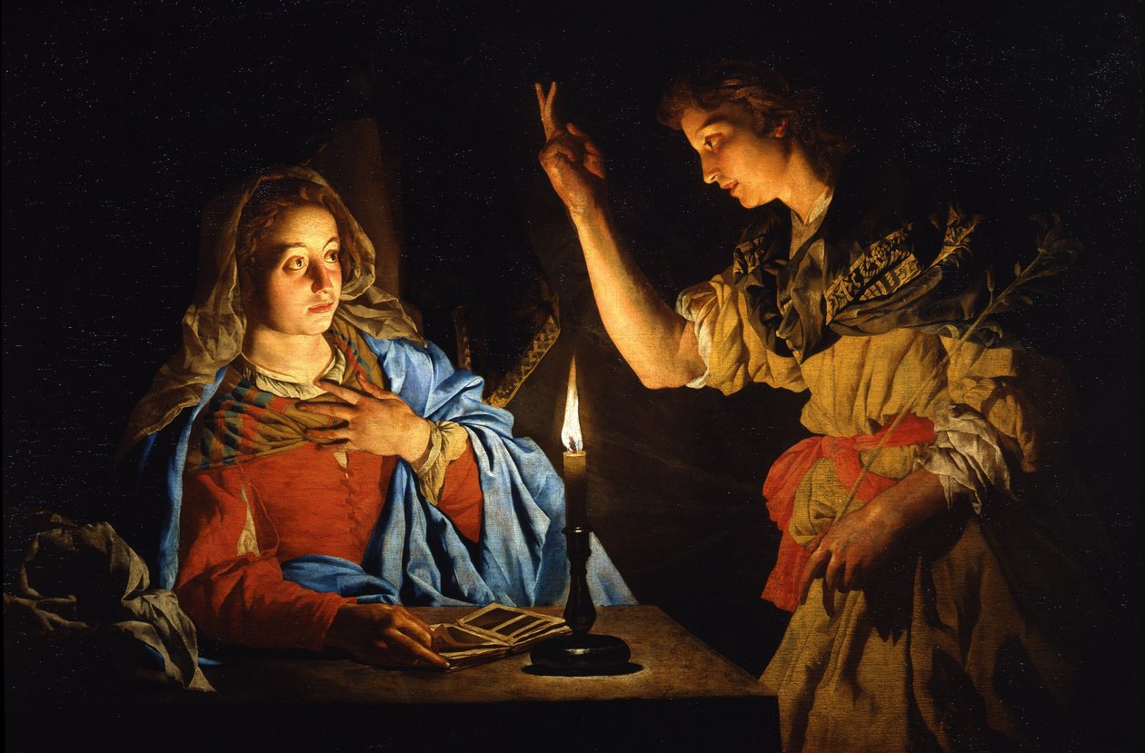 Annunciazione da Matthias Stomer