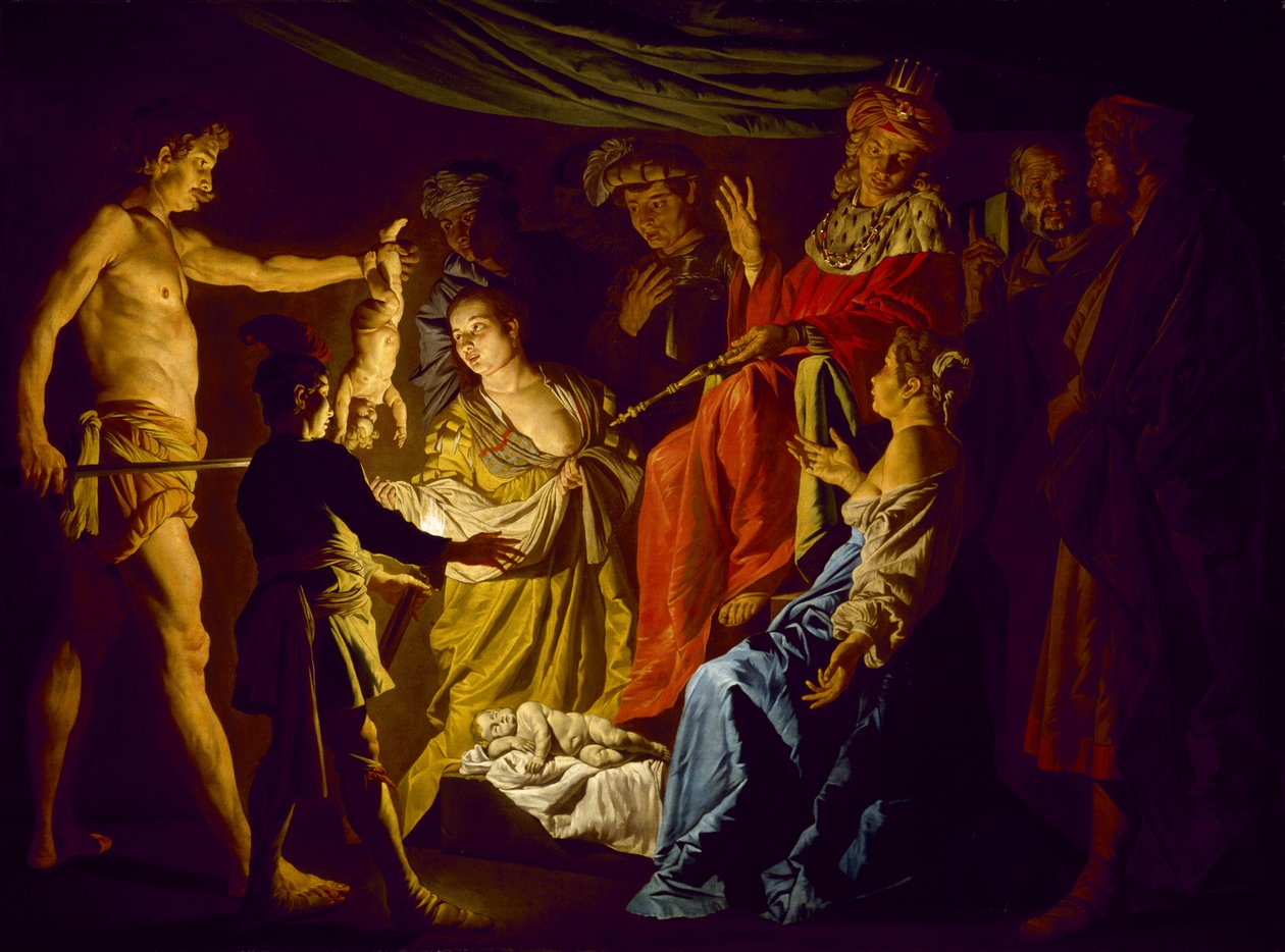 Il giudizio di Salomone da Matthias Stomer